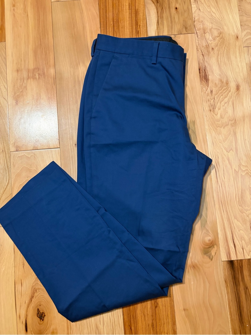 Express Men's Navy Blue Dress Pants - Classic Tailored Fit